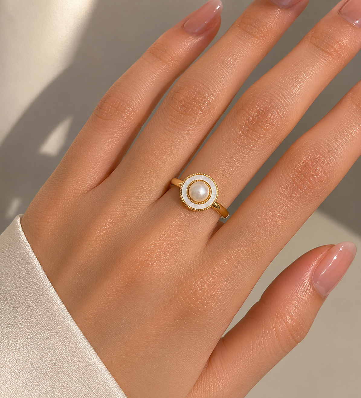 Freshwater Pearl Radiance Ring